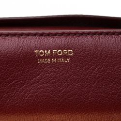 Tom Ford Red Leather Small Natalia Crossbody Bag