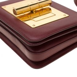 Tom Ford Red Leather Small Natalia Crossbody Bag