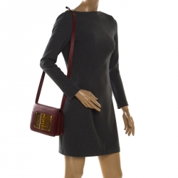 Tom Ford Red Leather Small Natalia Crossbody Bag