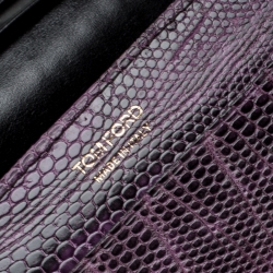 Tom Ford Purple Lizard Continental Wallet