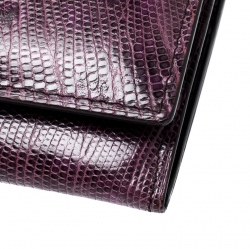 Tom Ford Purple Lizard Continental Wallet