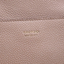 Pre Owned Tom Ford Light Pink Leather Jennifer Shoulder Bag