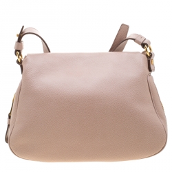 Pre Owned Tom Ford Light Pink Leather Jennifer Shoulder Bag