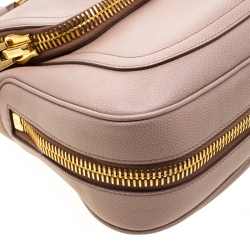 Pre Owned Tom Ford Light Pink Leather Jennifer Shoulder Bag