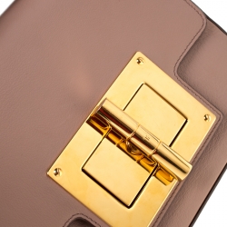 Tom Ford Beige Leather Small Natalia Crossbody Bag