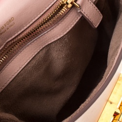Tom Ford Beige Leather Small Natalia Crossbody Bag
