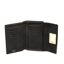 Tom Ford Black Leather Bifold Wallet