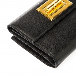 Tom Ford Black Leather Bifold Wallet