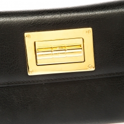 Tom Ford Black Leather Bifold Wallet