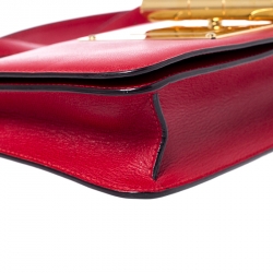 Tom Ford Red Leather Natalia Convertible Clutch