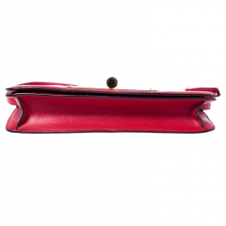 Tom Ford Red Leather Natalia Convertible Clutch