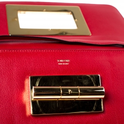 Tom Ford Red Leather Natalia Convertible Clutch