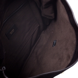 Tom Ford Dark Brown Nubuck Leather Natalia Convertible Clutch