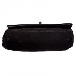 Tom Ford Dark Brown Nubuck Leather Natalia Convertible Clutch
