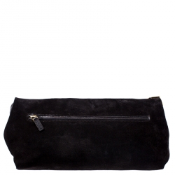 Tom Ford Dark Brown Nubuck Leather Natalia Convertible Clutch