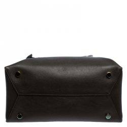 Tom Ford Dark Olive Green Leather TF Icon Satchel 