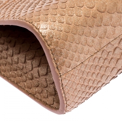 Pre Owned Tom Ford Metallic Pink Python Saskia Crossbody