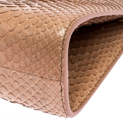 Pre Owned Tom Ford Metallic Pink Python Saskia Crossbody