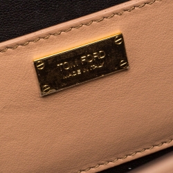 Pre Owned Tom Ford Metallic Pink Python Saskia Crossbody