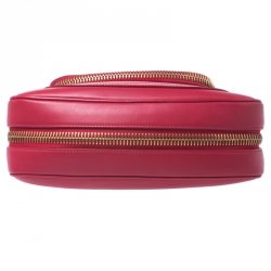 Pre Owned Tom Ford Red Leather Mini Jennifer Shoulder Bag