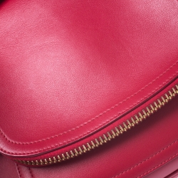 Pre Owned Tom Ford Red Leather Mini Jennifer Shoulder Bag
