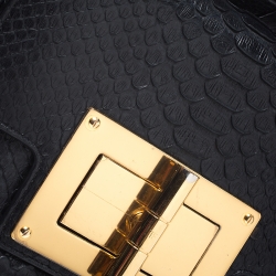 Tom Ford Black Python Small Natalia Crossbody Bag