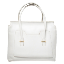 Tom White Leather Large TF Icon Satchel 