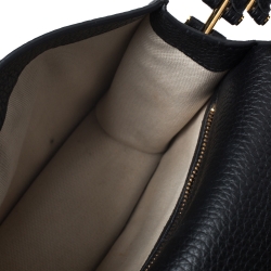 Pre Owned Tom Ford Black Leather Mini Tara Crossbody Bag