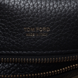 Pre Owned Tom Ford Black Leather Mini Tara Crossbody Bag