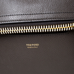 Tom Ford Taupe Leather Jennifer Warm Satchel  