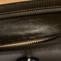 Pre Owned Tom Ford Olive Green Leather Medium India Bag