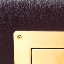 Pre Owned Tom Ford Burgundy Leather Small Natalia Crossbody Bag