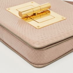 Pre Owned Tom Ford Python Large Natalia Shoulder Bag