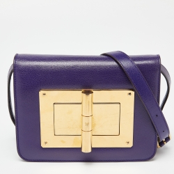 Natalia leather crossbody bag Tom Ford Gold in Leather - 23676535