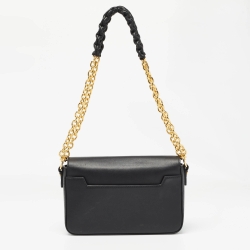 Pre Owned Tom Ford Black Leather Small Natalia Shoulder Bag