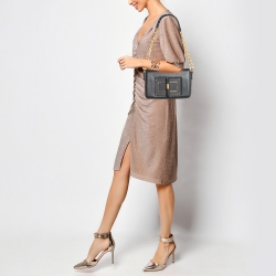 Pre Owned Tom Ford Black Leather Small Natalia Shoulder Bag