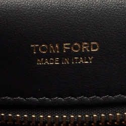 Tom Ford Black Leather Small Natalia Shoulder Bag