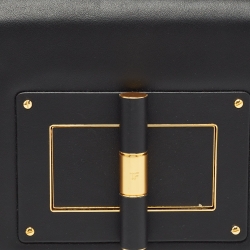 Pre Owned Tom Ford Black Leather Small Natalia Shoulder Bag