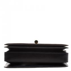 Pre Owned Tom Ford Dark Brown Suede Medium Natalia Shoulder Bag