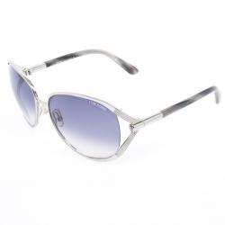 Pre Owned Tom Ford Silver Savannah Women Sunglasses