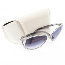 Pre Owned Tom Ford Silver Savannah Women Sunglasses