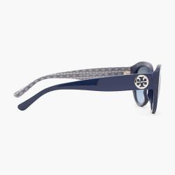 Pre Owned Tory Burch Blue Cat Eye Sunglasses