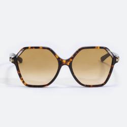 Pre Owned Tory Burch Brown Oversized Sunglasses
