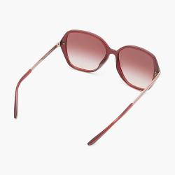 Tory Burch Red Oversized Square Sunglasses