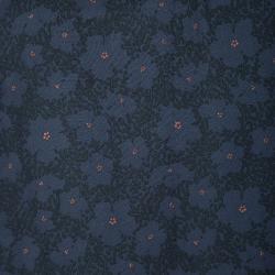 Pre Owned Tory Burch Timberwolf Blue Printed Silk Long Sleeve Fairmont Border Lisa Blouse M