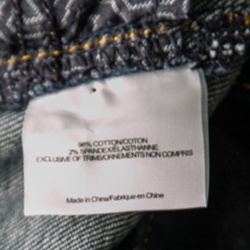 Pre Owned Tory Burch Indigo Dark Wash Denim Classic Boot Cut Jeans L
