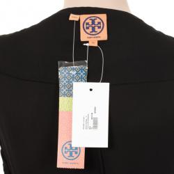 مملوكة مسبقًا Tory Burch Black 'Aziza' Embellished Top L