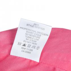 Pre Owned Tory Burch Pink Roscoe Tweed Blazer XL