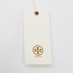 Tory Burch Black Croc Embossed Leather and Suede Small Lee Radziwill Bag