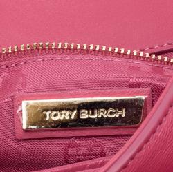 Pre Owned Tory Burch Pink Leather Medium Fleming Shoulder Bag